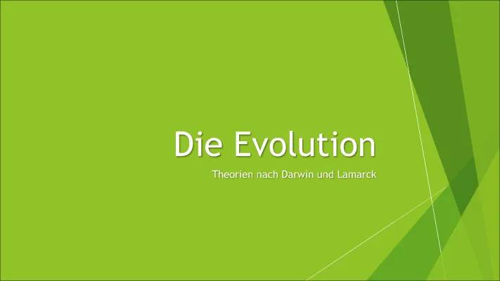 Lamarck vs Darwin: Evolutionstheorien im Vergleich - Giraffen, Tabellen & Arbeitsblätter