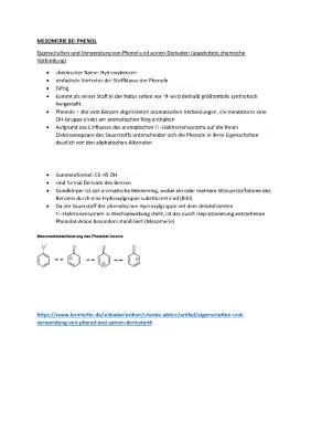 Phenol: Gesundheit, Anwendung und Säure-Base Theorien einfach erklärt