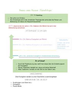 📚 Christologie Oberstufe: Einfach erklärt mit Zusammenfassungen