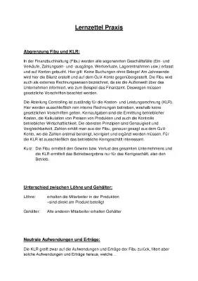 Löhne und Gehälter Buchungssätze PDF: Lohn vs Gehalt, Neutrale Aufwendungen und Erträge