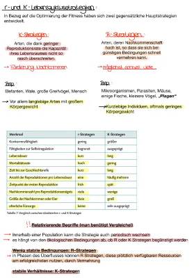 K-Strategen und R-Strategen: Beispiele, Merkmale und Arbeitsblätter