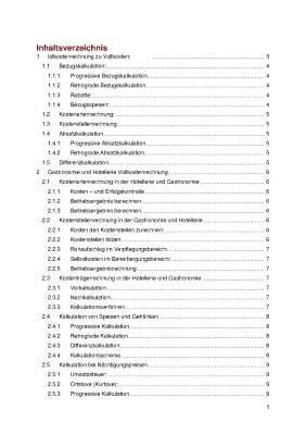 Vollkostenrechnung: Beispiele, Schema, Tabellen und Gastronomie Kalkulation