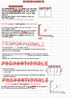 Proportionale und antiproportionale Zuordnungen Klasse 7: Aufgaben, Merksätze und Übungen