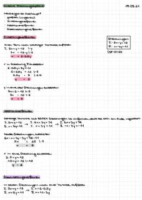 Lineare Gleichungssysteme lösen: Tipps und Tricks für 3 Unbekannte, Additionsverfahren, Gleichsetzungsverfahren und mehr!