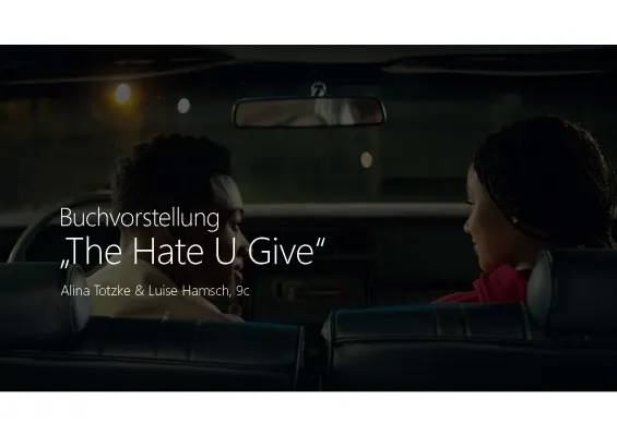 The Hate U Give: Buch & Film Zusammenfassung für Kids