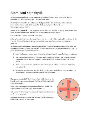 Atom- und Kernphysik einfach erklärt: Bohrsches Atommodell, Elementarteilchen & mehr