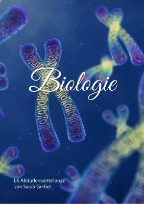 Biologie Abitur 2024 Lernzettel PDF für Hessen, NRW & Ba-Wü