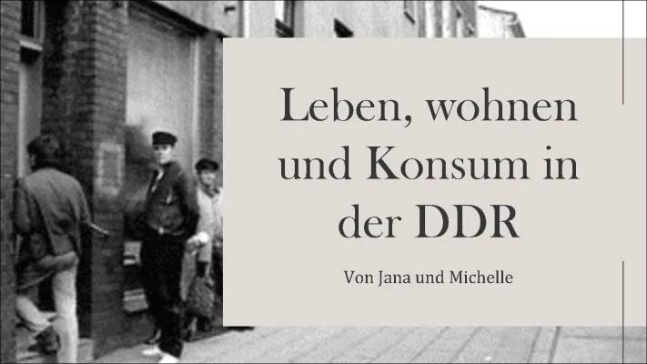 Leben in der DDR: Wohnungen, Wirtschaft und die Berliner Mauer für Kids erklärt