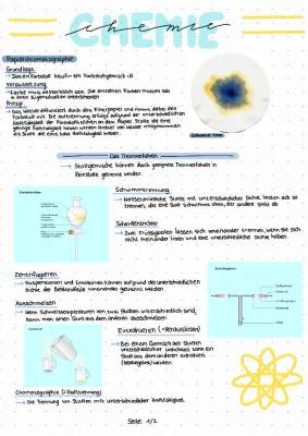 Einfache Trennverfahren: Chromatographie und mehr für Kinder