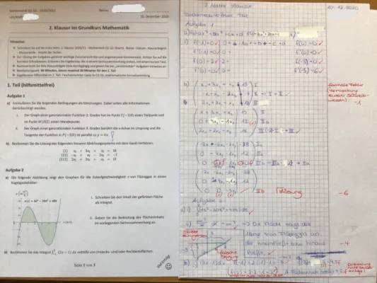 Steckbriefaufgaben und Gauß-Verfahren: Einfach erklärt mit Lösungen