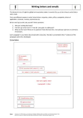 Easy English Email and Business Letter Examples for Kids