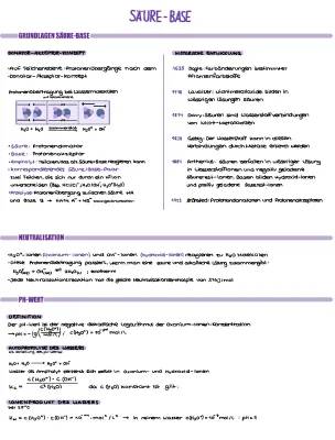 Abi Zusammenfassung Lk Säure Base