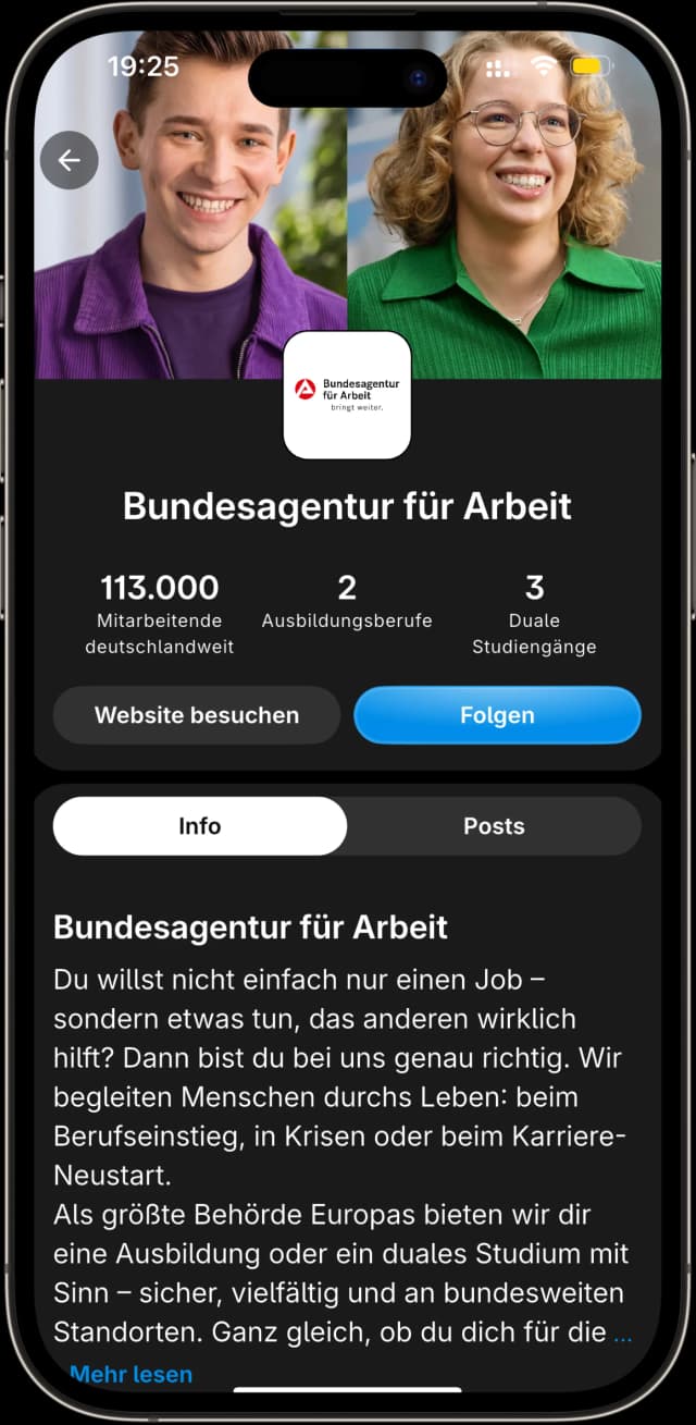 Arbeitgeberprofil Bundesagentur für Arbeit