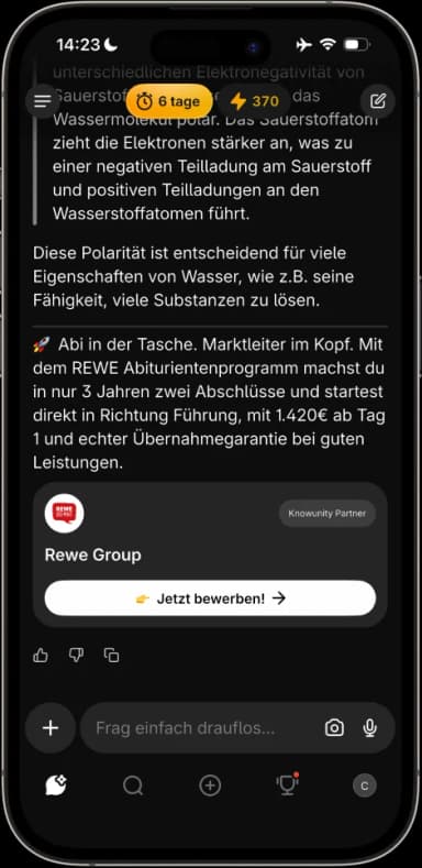 SchoolGPT Ad REWE