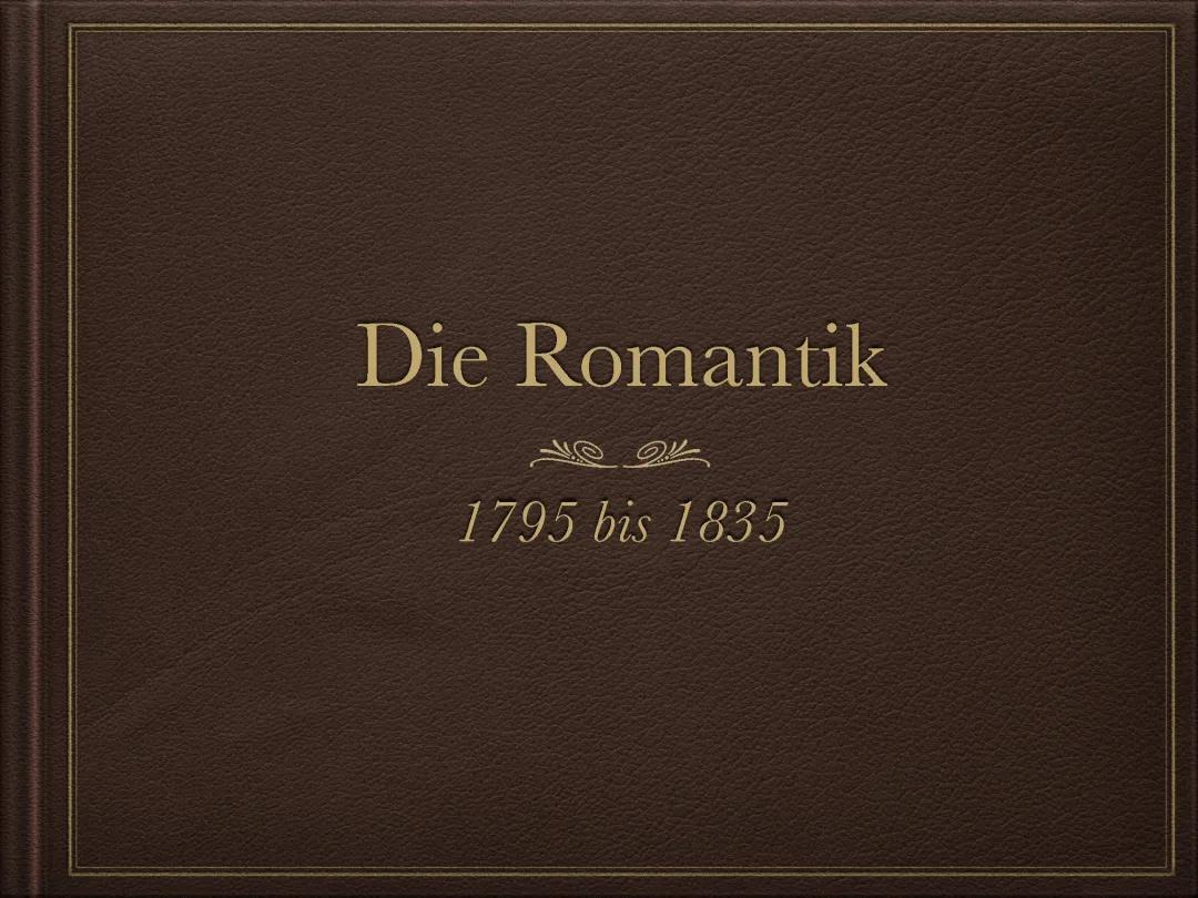 Die Romantik Epoche: Entdecke Deutsche Romantik Literatur und Kunst