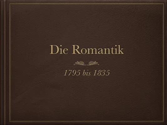 Know Die Literaturepoche der Romantik thumbnail