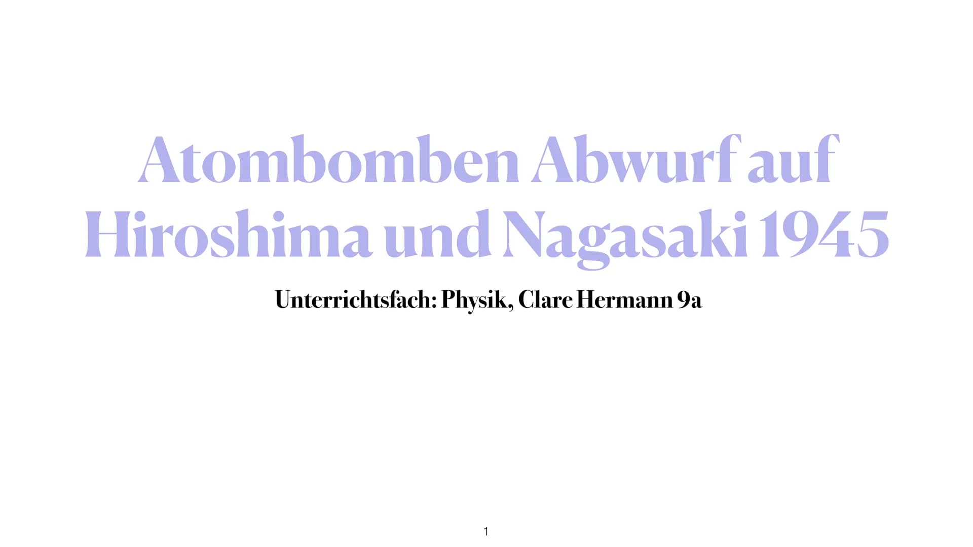 
<p>Zunächst wurde die Atombombe entwickelt, da die USA befürchtete, dass Deutschland ihnen zuvorkommen könnte. Albert Einstein arbeitete ge
