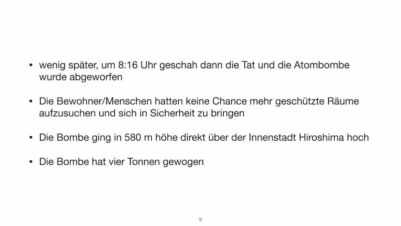 
<p>Zunächst wurde die Atombombe entwickelt, da die USA befürchtete, dass Deutschland ihnen zuvorkommen könnte. Albert Einstein arbeitete ge