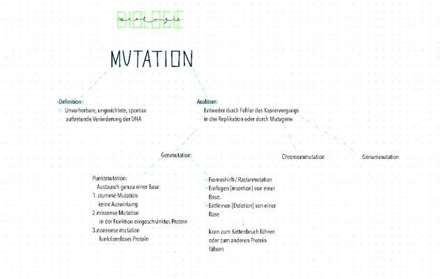 Know Biologie | Mutation | Mindmap thumbnail