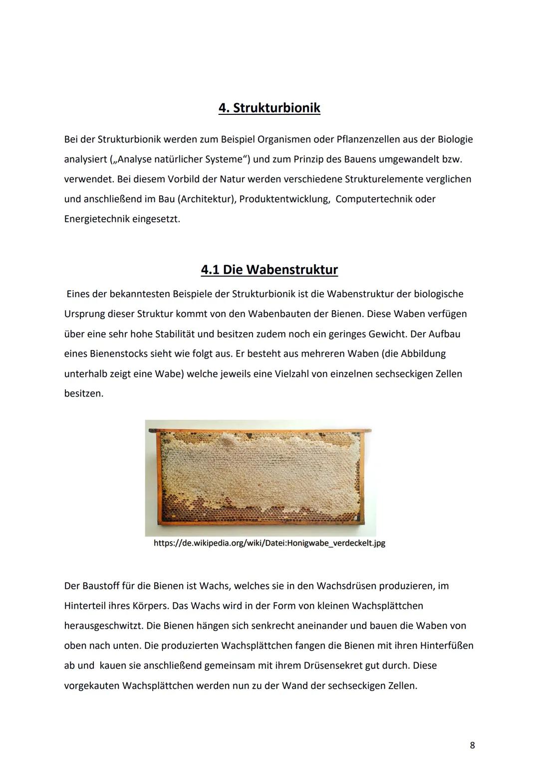 Bionik und
Brückenbau
Von: Dokumentationsmappe
Bionik und
Brückenbau
Datum:
Von:
1 1. Bionik Definition
2. Konstruktionsbionik
2.1 Bionic Ca