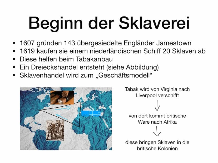 African American
History
Von der Sklaverei bis zur heutigen Zeit Handout
African American History
Zeitleiste mit den wichtigsten Ereignissen