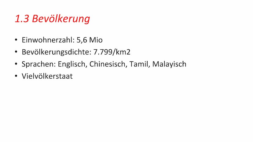
<h2 id="geographie">Geographie</h2>
<p>Singapur liegt zwischen Malaysia und Indonesien und umfasst eine Fläche von 719,2 Quadratkilometern,