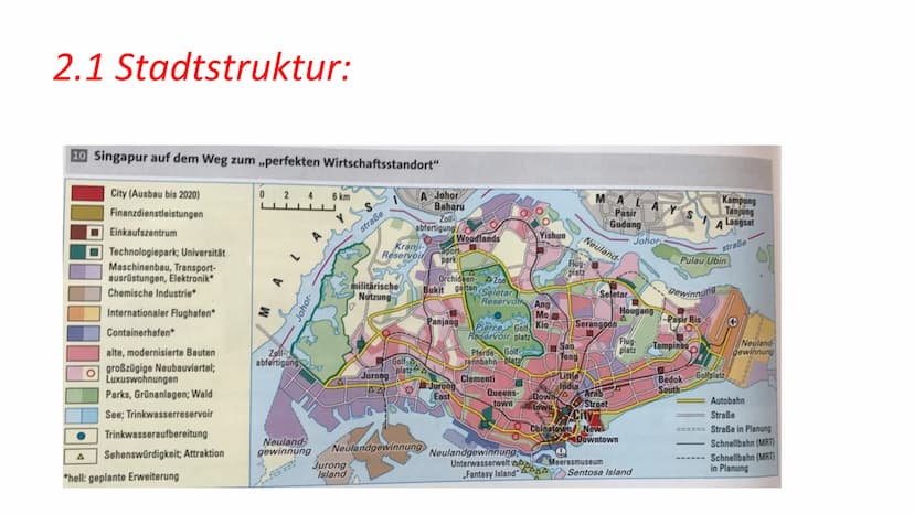 
<h2 id="geographie">Geographie</h2>
<p>Singapur liegt zwischen Malaysia und Indonesien und umfasst eine Fläche von 719,2 Quadratkilometern,