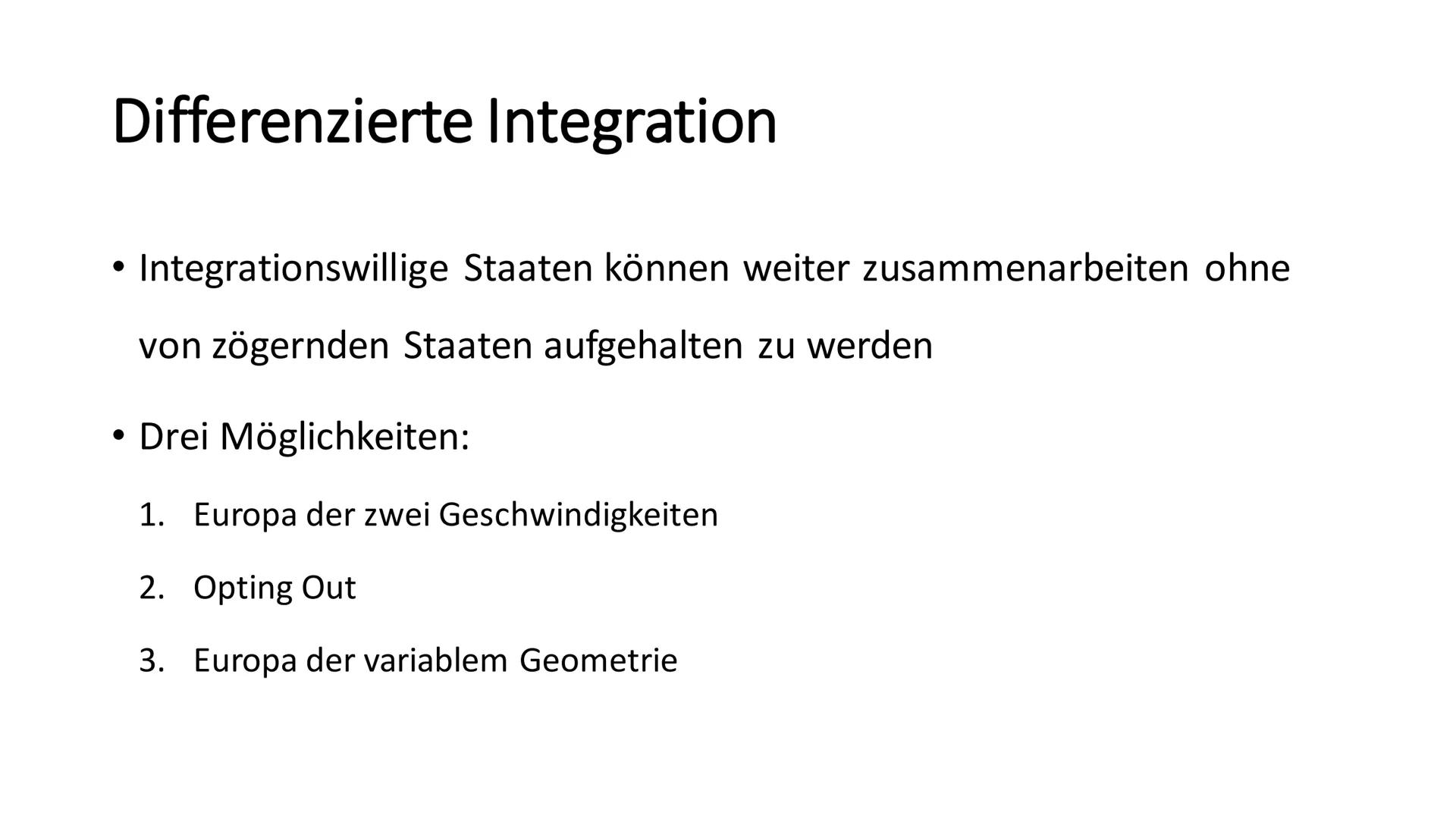 Integrationsmodelle der Europäischen Union
Die Präsentation ,,Integrationsmodelle der Europäischen Union" soll die grundlegende
Problematik 