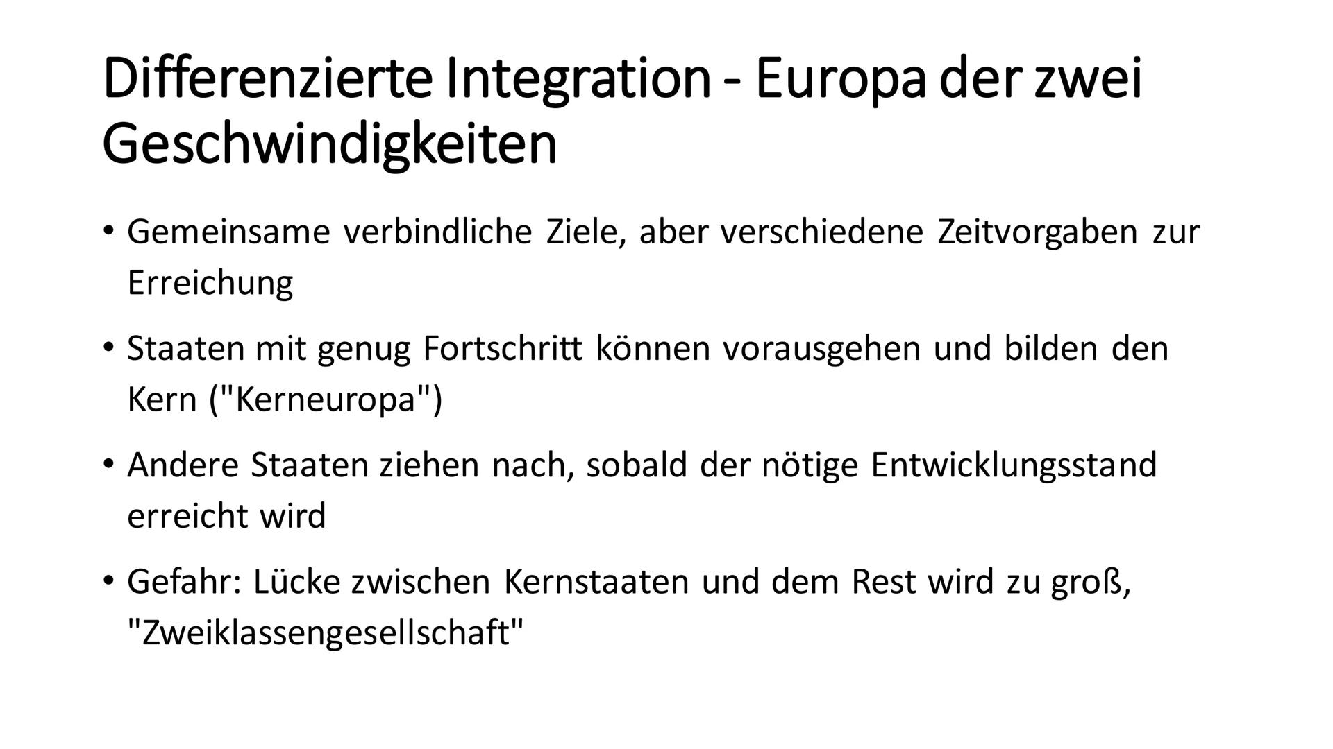 Integrationsmodelle der Europäischen Union
Die Präsentation ,,Integrationsmodelle der Europäischen Union" soll die grundlegende
Problematik 