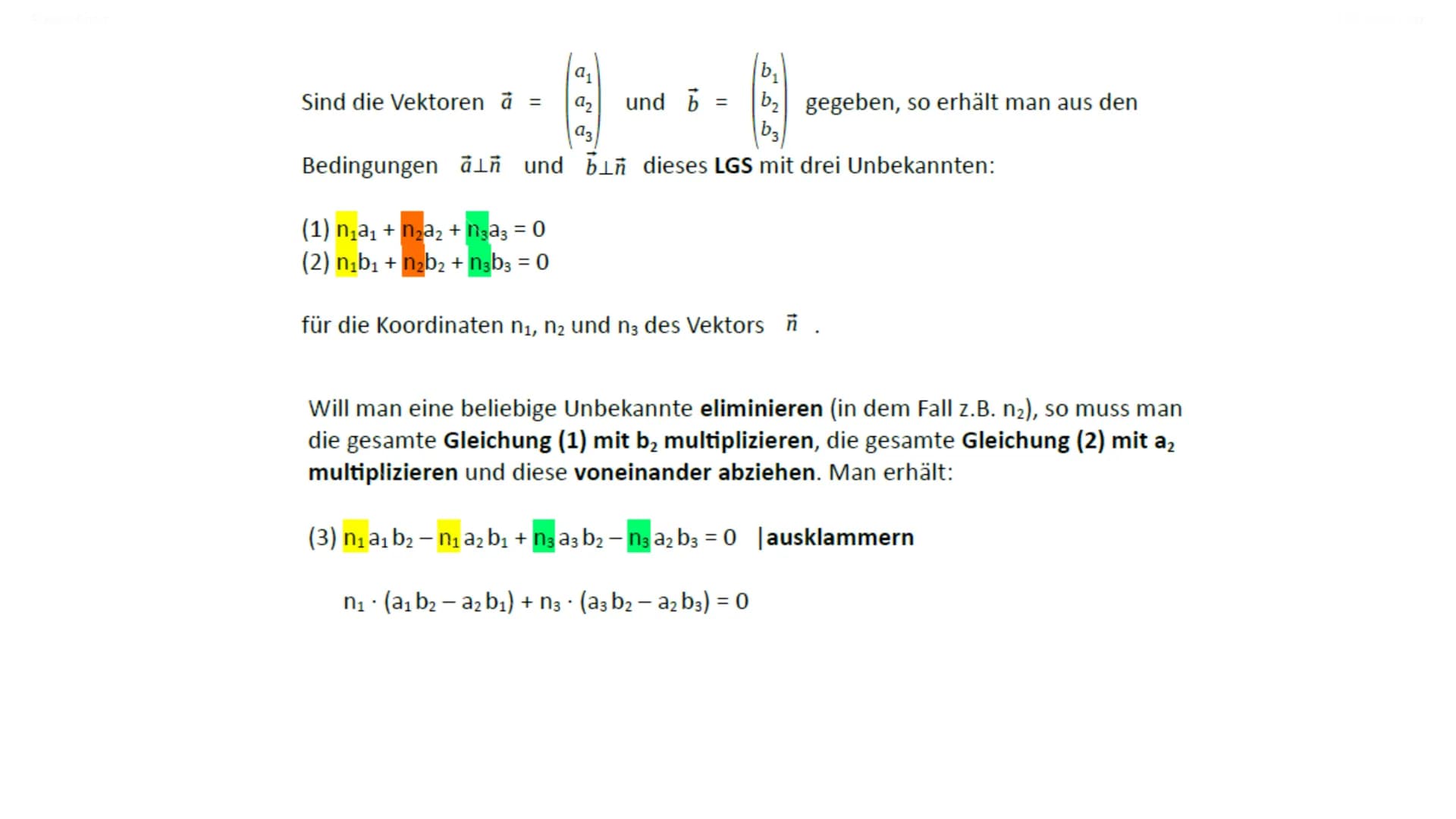 Vektorprodukt
axb
I
b 1. Einführung und Herleitung
2.
Gliederung
Definition
3. Anwendungen des Vektorprodukts
5.
4. Aufgaben (+ Lösungen)
Qu