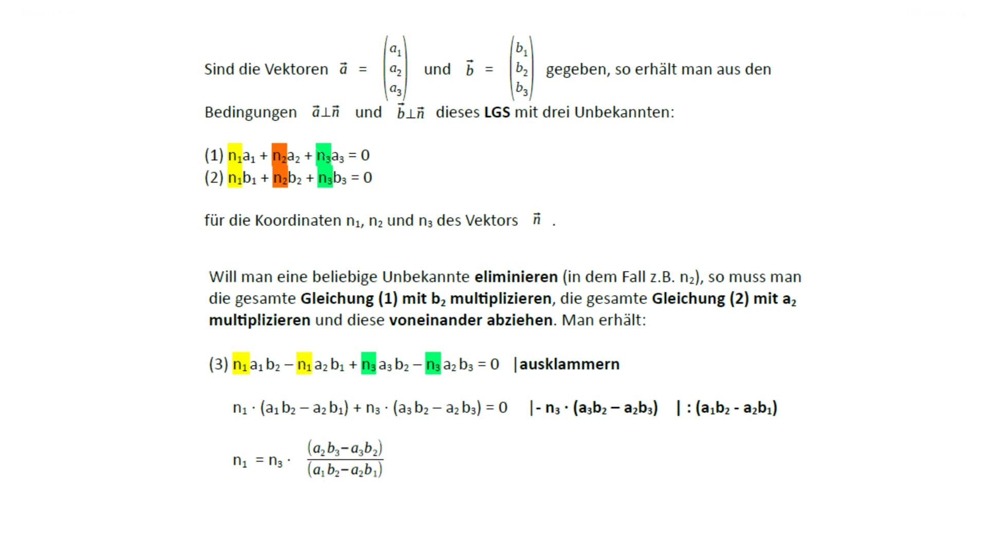 Vektorprodukt
axb
I
b 1. Einführung und Herleitung
2.
Gliederung
Definition
3. Anwendungen des Vektorprodukts
5.
4. Aufgaben (+ Lösungen)
Qu