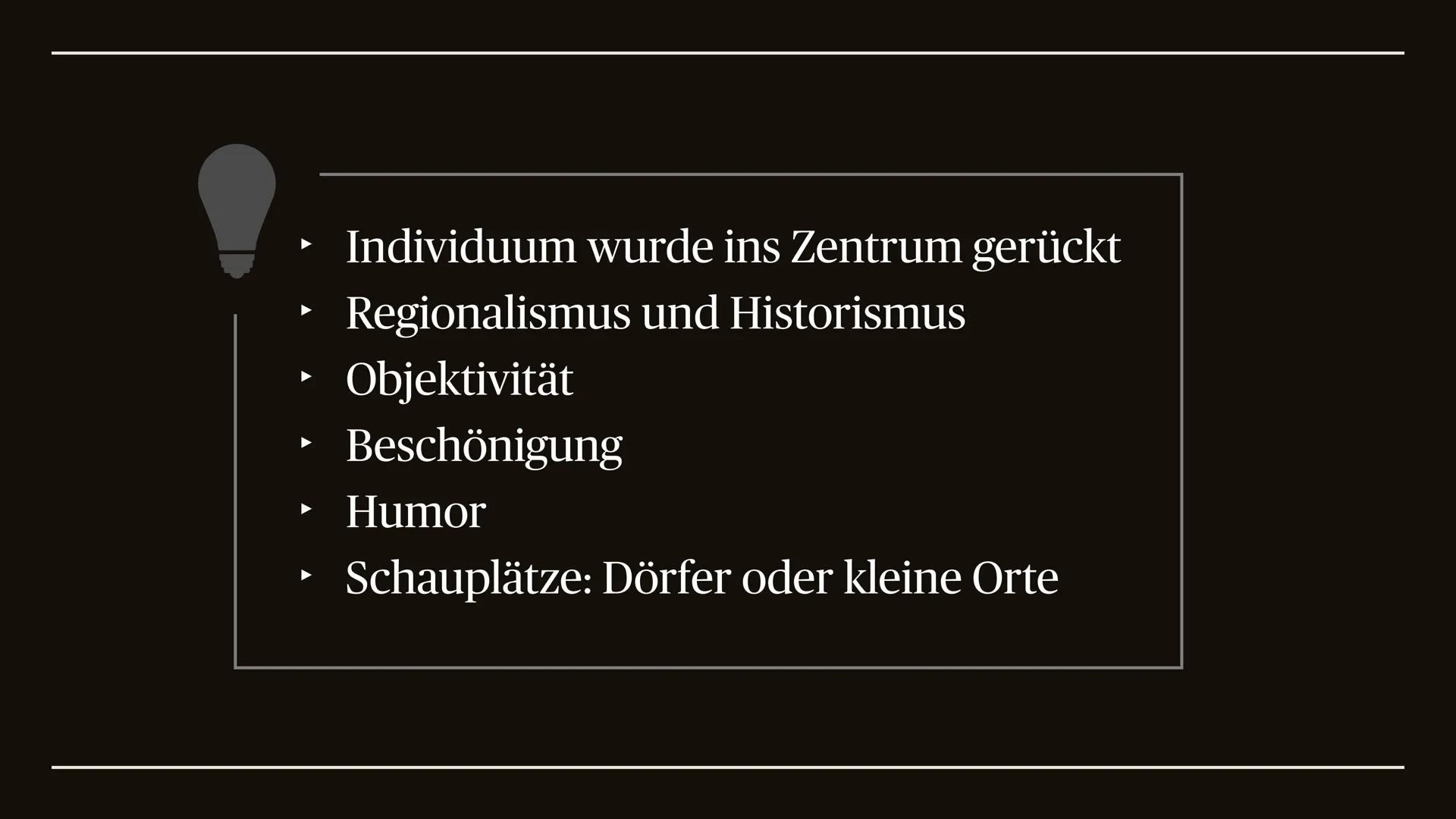 645
Der Realismus
1848 bis 1890 ,,Er ist die Widerspiegelung alles wirklichen Lebens, aller
wahren Kräfte und Interessen im Elemente der Kun