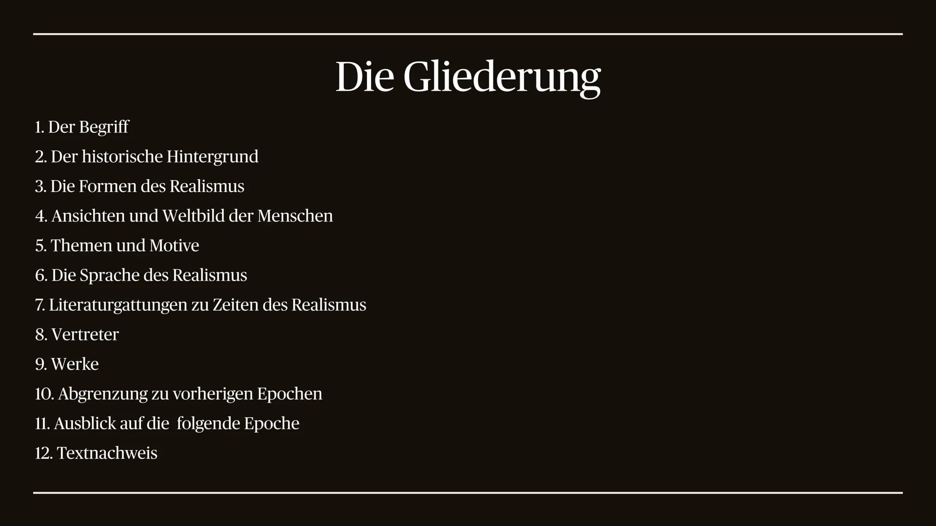 645
Der Realismus
1848 bis 1890 ,,Er ist die Widerspiegelung alles wirklichen Lebens, aller
wahren Kräfte und Interessen im Elemente der Kun