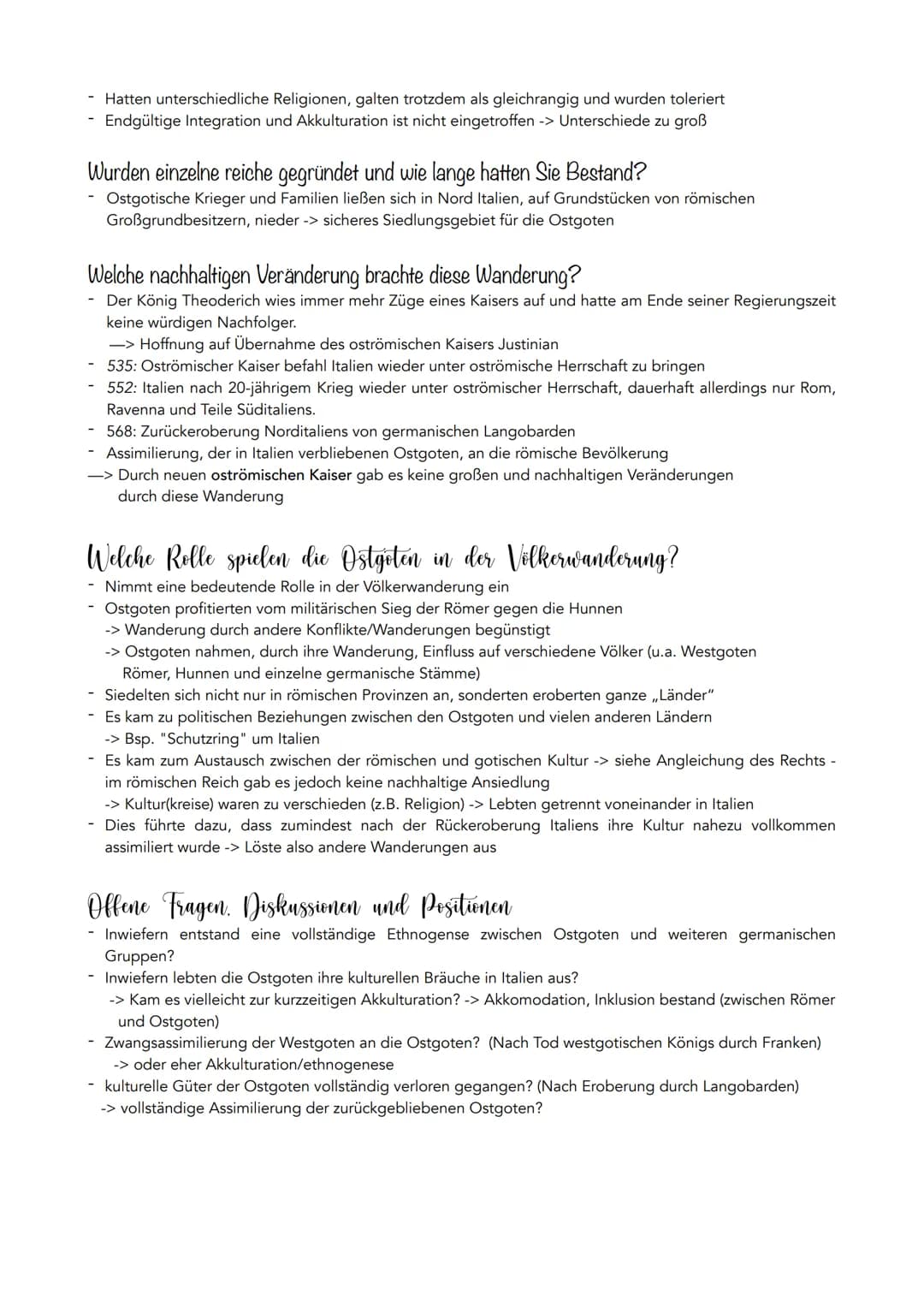 handout
- Die Ostgoten -
Wer sind die Ostgoten?
- Bildeten sich aus dem östlichem Teil des germanischen Volkes ,die Goten" und hatten dort i