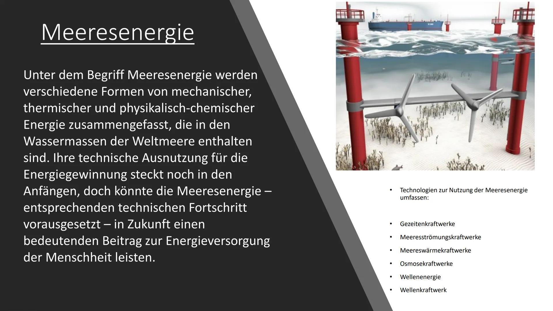 # Erneuerbare
# Energien

Von Nico und Mike # Gliederung

• Was sind Erneuerbare Energien?
• Welche arten gibt es?
-Bioenergie
-Erdwärme
-Wa