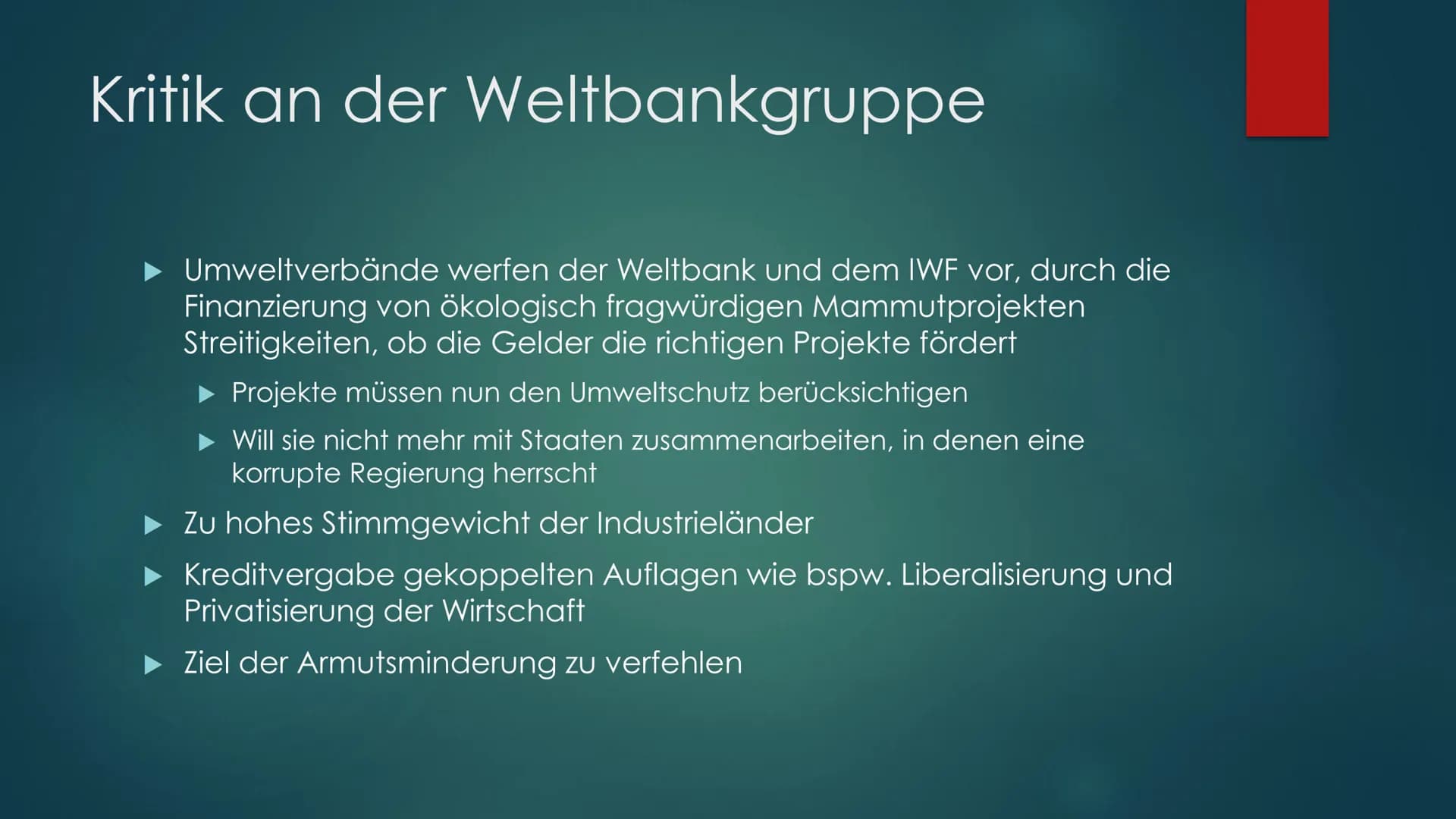 THE WORLD BANK
IBRDIDA | WORLD BANK GROUP
Weltbank(-Gruppe) Mitglieder
3,86 Vereinigtes Königreich
2,99 Indien
3,86 Frankreich
2,85 Russland