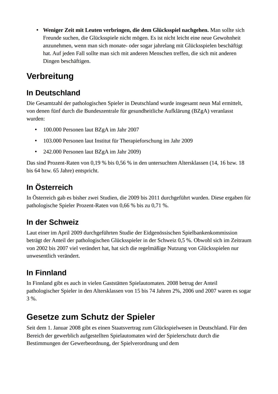 Spielsucht
Pathologisches Spielen Spielsucht
Pathalogisches Spielen
Gliederung
1. Allgemeines
2. Öffentliche Glücksspiele
3. Stufen einer Sp