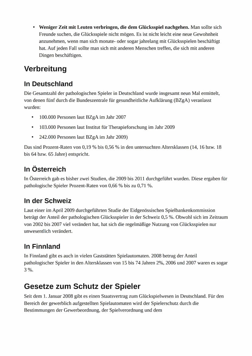 Spielsucht
Pathologisches Spielen Spielsucht
Pathalogisches Spielen
Gliederung
1. Allgemeines
2. Öffentliche Glücksspiele
3. Stufen einer Sp