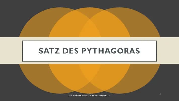 Know GFS über den Satz des Pythagoras  thumbnail