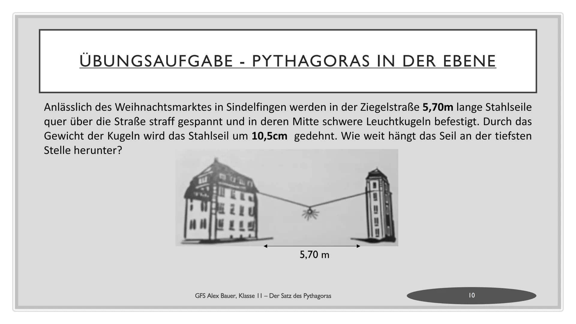 
<h2 id="dasrechtwinkligedreieck">Das rechtwinklige Dreieck</h2>
<p>Ein rechtwinkliges Dreieck hat einen Winkel von 90° und die Seiten, die 