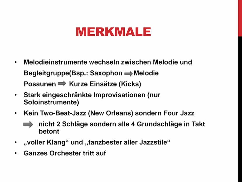 SWING GLIEDERUNG
Entstehung
Merkmale
Vertreter und Stücke ●
●
●
●
●
●
ENTSTEHUNG
entstand 1920-1930 in USA
von Afroamerikanern erfunden
bild