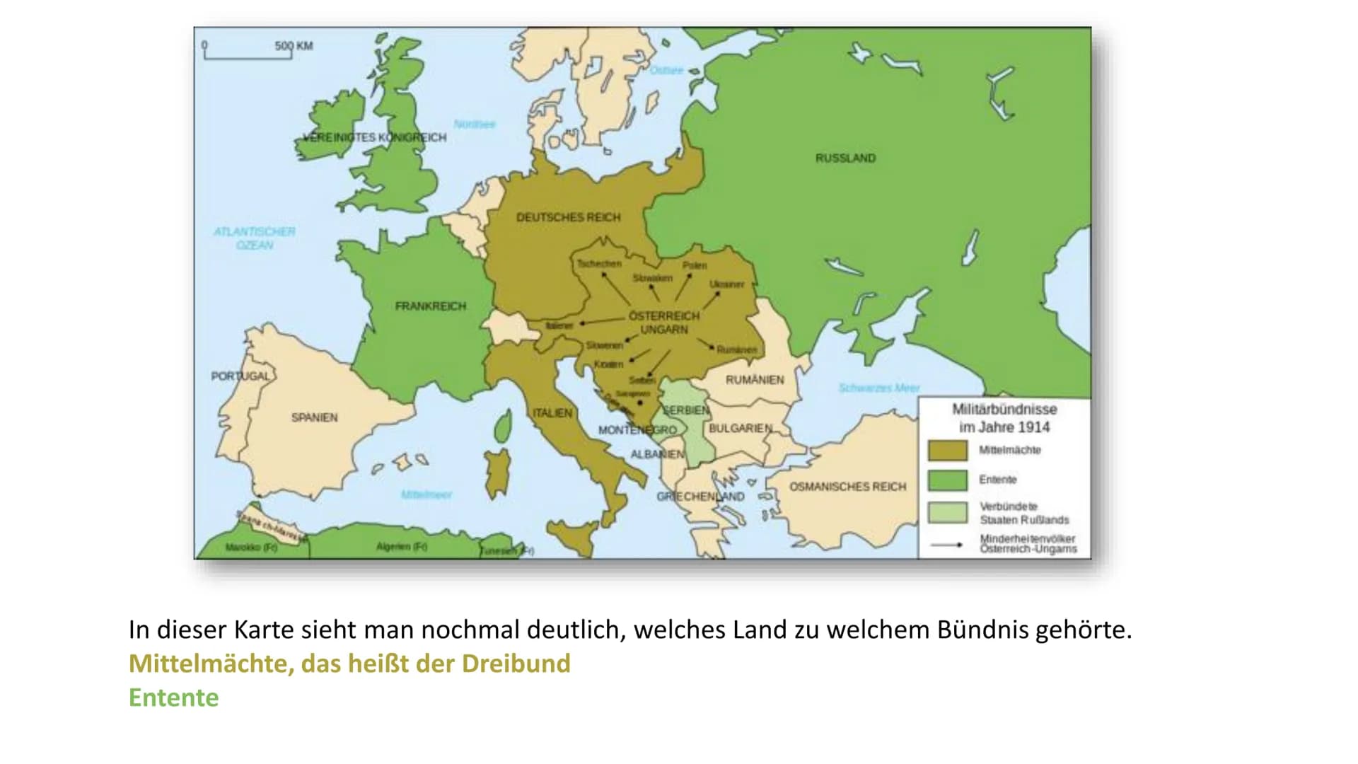 
<p>Der Ausbruch des 1. Weltkriegs hatte verschiedene Ursachen, die im Folgenden etwas genauer beleuchtet werden sollen. </p>
<h2 id="bndnis