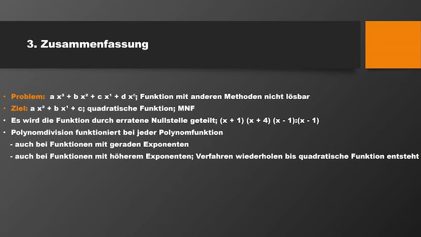 f(x)=x³ + 4x² - x − 4 Polynomdivision
Mathematik GFS
Simon Schreiber Gliederung
1. Wiederholung
-Was sind Nullstellen ?
-Wofür bestimmt man 