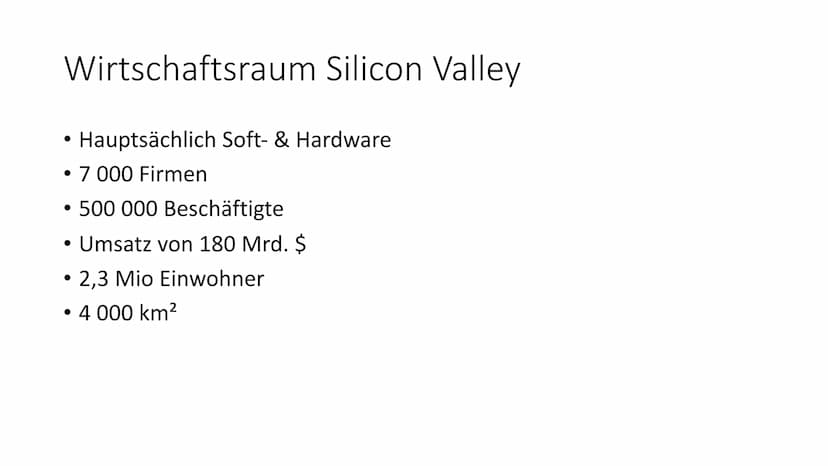 ebay T
Alphabet
hp
TESLA Silicon Valley
Woher kommt der Name?
Der Name ist durch die über 1000 Firmen in dem Tal entstanden,
die in dem Bere