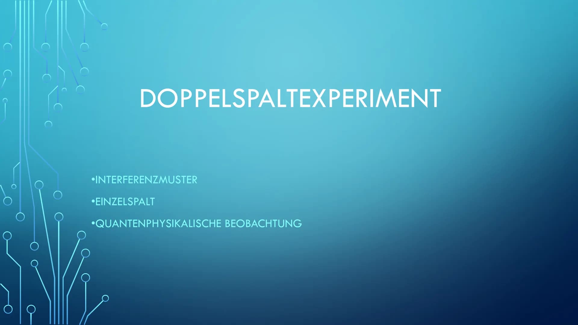 Vi
INTERFERENZ IM
DOPPELSPALT WAS IST
INTERFERENZ?
• = Überlagerung
• Die Interferenz, beschreibt die Änderung
der Amplitude Überlagerung vo