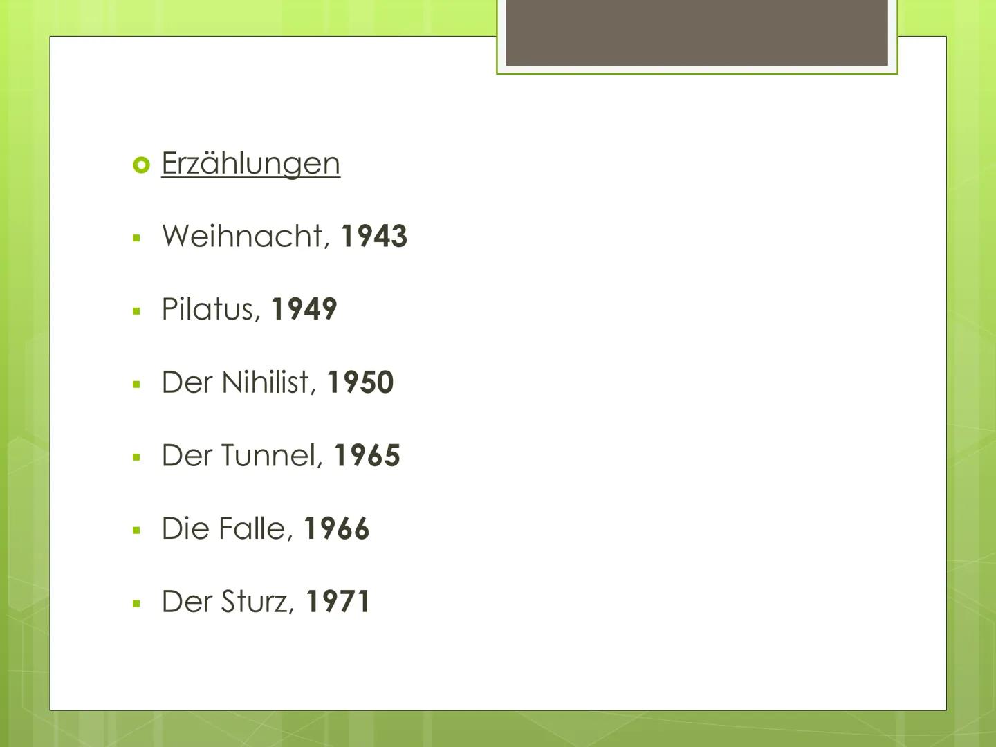 Friedrich
Dürrenmatt Gliederung
1. Leitfrage
2. Biografie
3. Seine Werke
4. Dürrenmatts Stil und Einstellung
5. 2 Werke von ihm
5.1 Die Phys