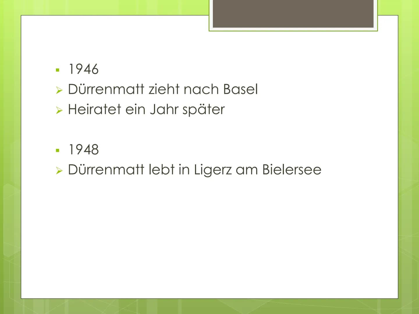 Friedrich
Dürrenmatt Gliederung
1. Leitfrage
2. Biografie
3. Seine Werke
4. Dürrenmatts Stil und Einstellung
5. 2 Werke von ihm
5.1 Die Phys