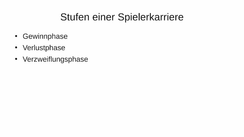Spielsucht
Pathologisches Spielen Spielsucht
Pathalogisches Spielen
Gliederung
1. Allgemeines
2. Öffentliche Glücksspiele
3. Stufen einer Sp