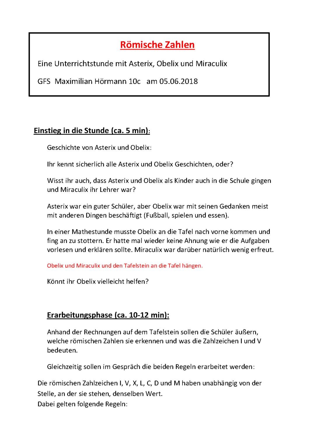 Römische Zahlen: Aufgaben mit Lösungen für die Grundschule - PDF für Klasse 4 und 5