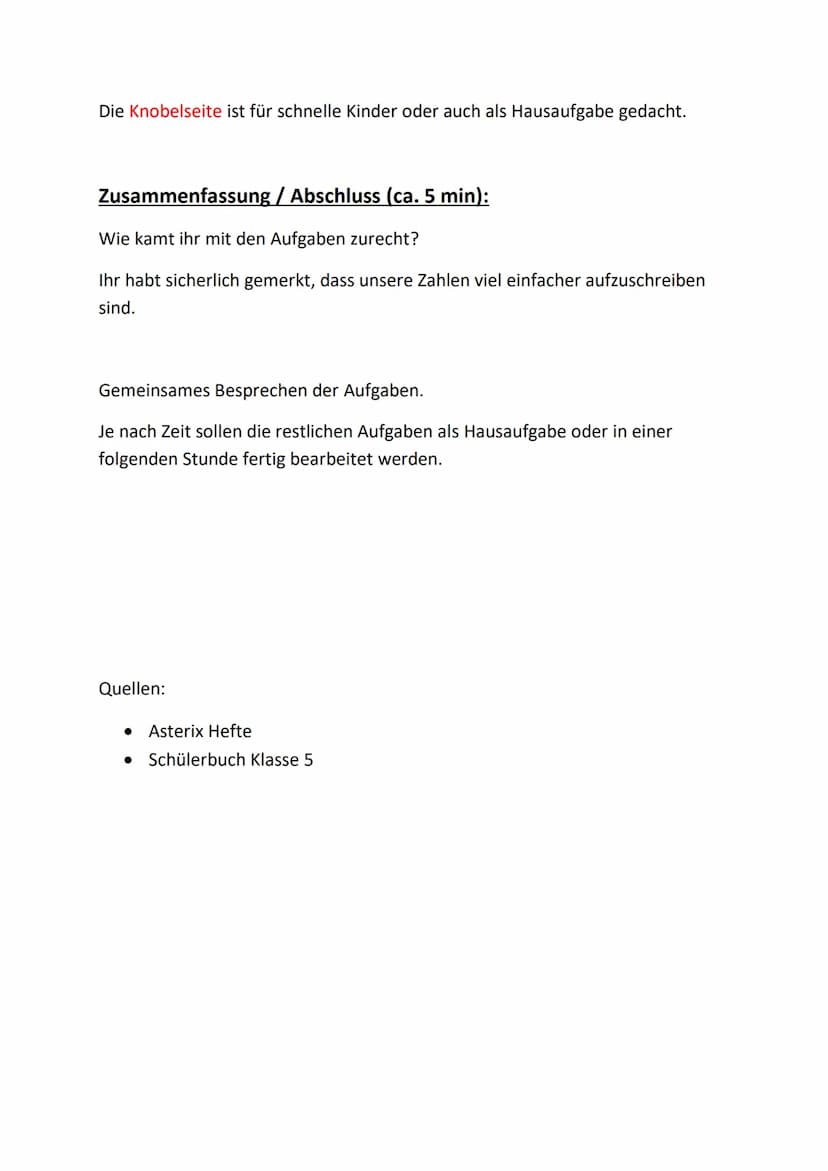 Römische Zahlen
Eine Unterrichtstunde mit Asterix, Obelix und Miraculix
GFS Maximilian Hörmann 10c am 05.06.2018
Einstieg in die Stunde (ca.